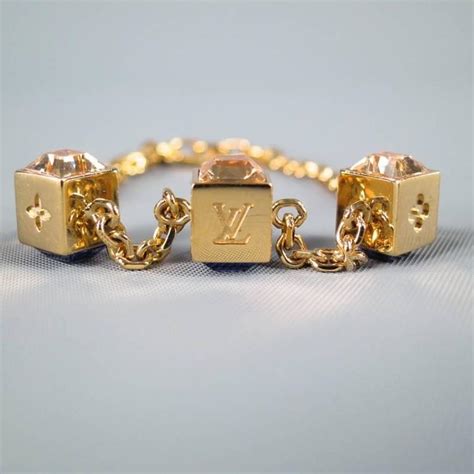 louis vuitton swarovski gamble bracelet gold